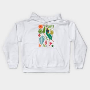 Jungle design, jungle illustration. Bring the rainforest into your home. Kids Hoodie